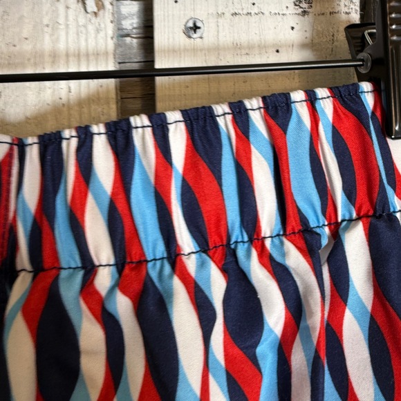 Speedo Swim Trunks Board Shorts Men Large Red White Blue Patriotic July 4th Fun - Picture 7 of 9